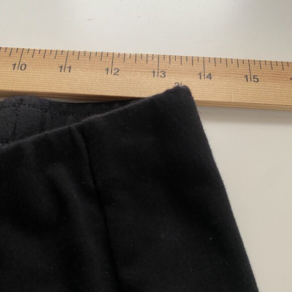 J Jill Leggings Size Medium Black Ponte Ankle Stretch Minimalist - Picture 3 of 8